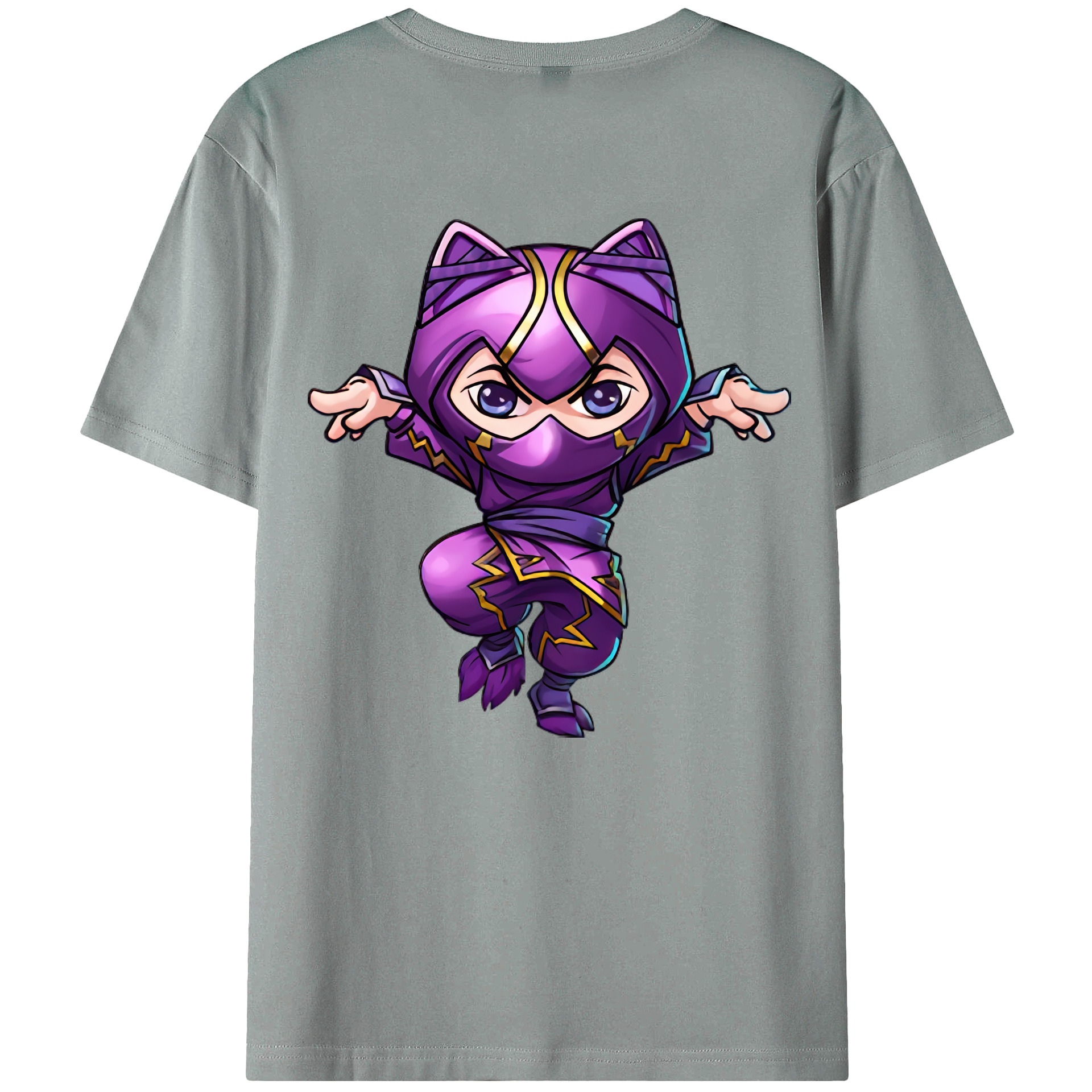 （画像用） リーグ・オブ・レジェンド League of Legends LOL 綿100％ メンズ半袖Tシャツ（バックプリント） 通気性